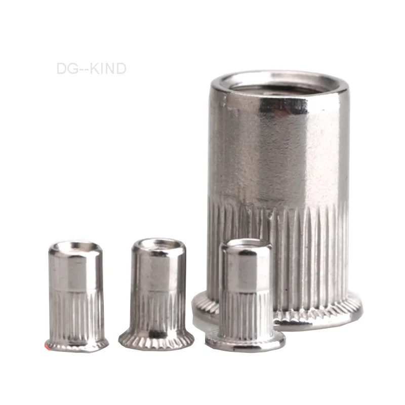 304 Rvs Rivet Noten Grote Verzonken Kop, Kleine Verzonken, Platte Kop Insert Nutsert Cap M3-M12