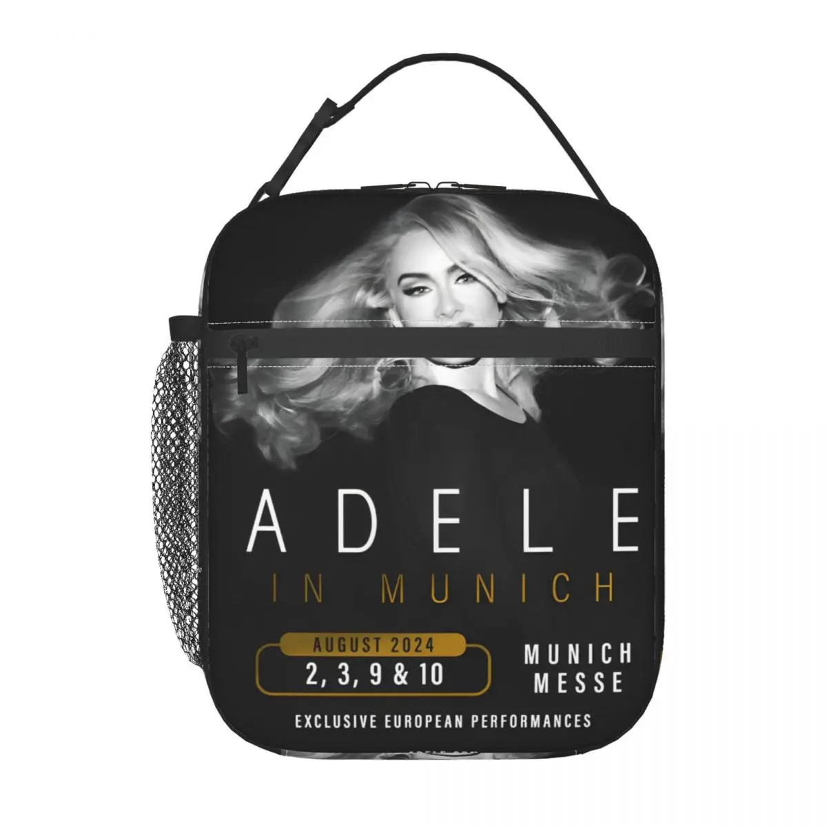 Cool Singer Adele Tour 2024 Merch Insulated Lunch Bag For Outdoor Pop Music Food Storage Bag Reusable Cooler Thermal Lunch Boxes