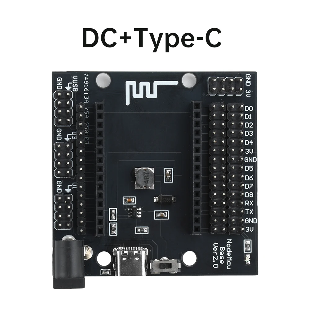 NodeMcu Base ESP8266 Testing DIY Board NodeMcu ESP8266 WiFi Development Board Base for LoLin V3 NodeMcu Lua DIY Electronic Kit