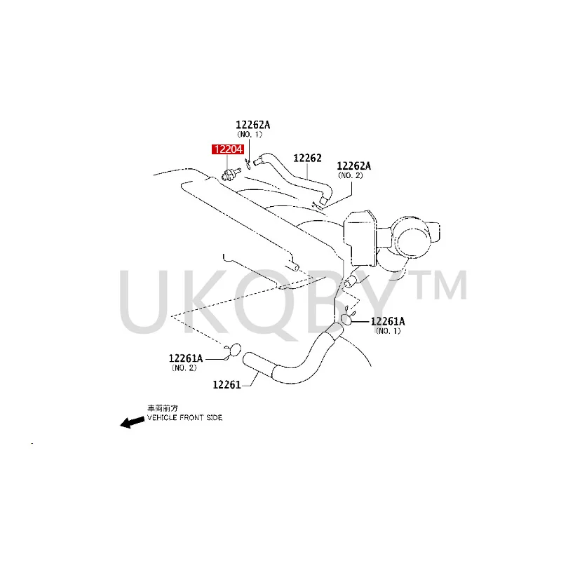 122040H020 1220428030 To yo ta  Camry  RAV4 Rongfang Ventilation valve assembly