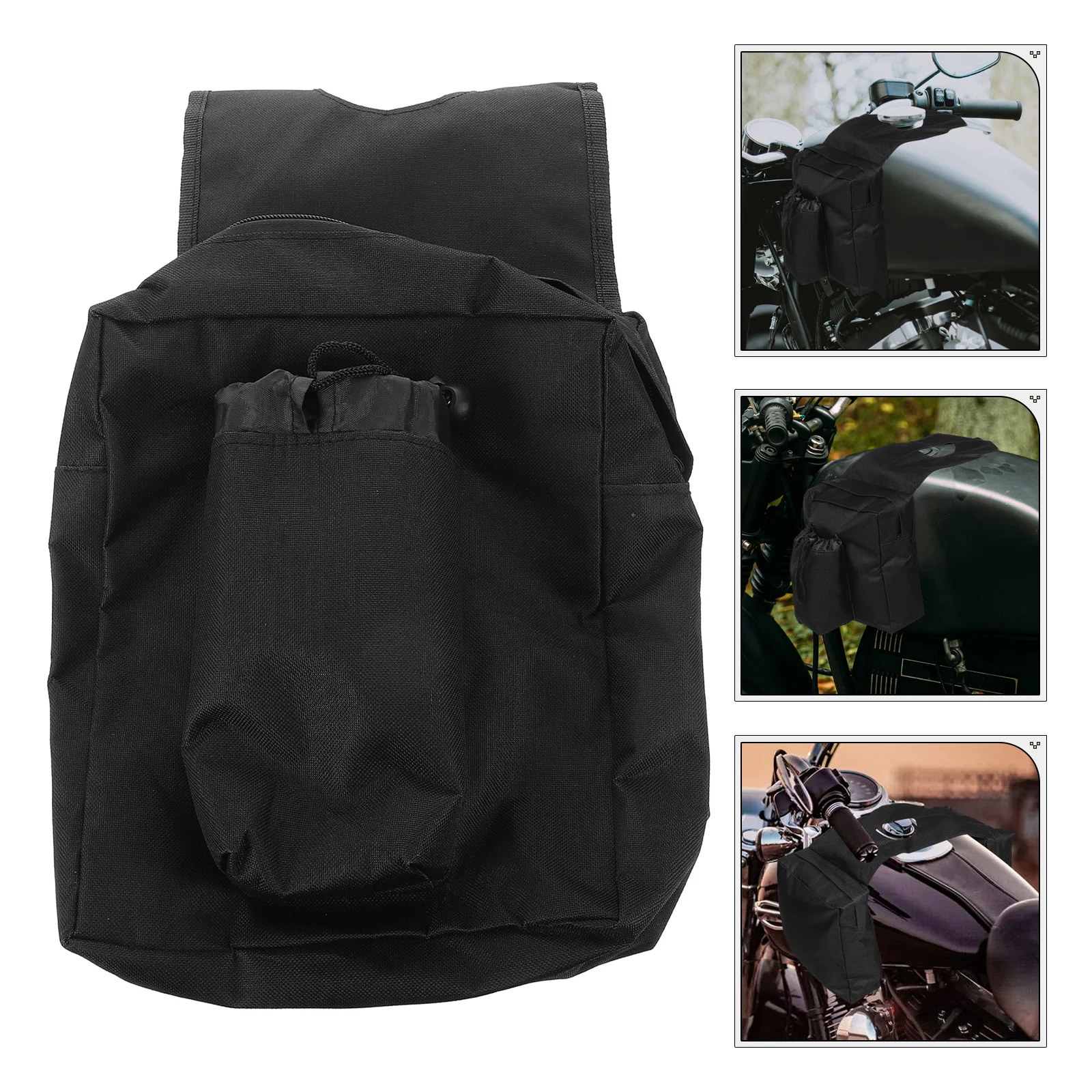 حقيبة سرج Atv سعة كبيرة للدراجات النارية Utv الثلج خزان تخزين متين ملحقات ركوب الأمتعة الجانبية #1