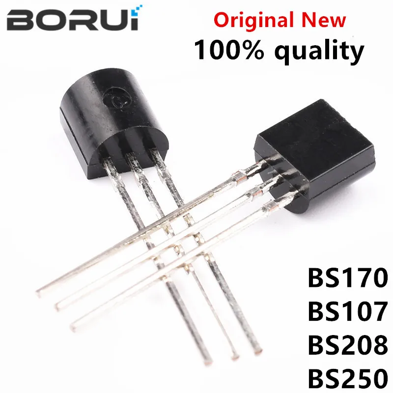 10PCS BS170 TO-92 TO92 BS107 BS107A BS250 BS208 new triode transistor