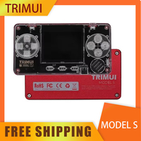 Trimui Model S Handheld Game Machine Mini Machine Transparent Body Extremely 2 Inch Ips Screen Compact Nostalgic Handheld Card