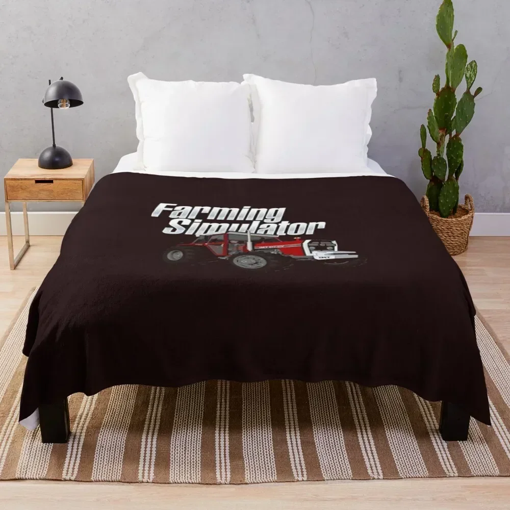 

Farming simulator Throw Blanket Soft Breathable Blanket for Night Sleeping