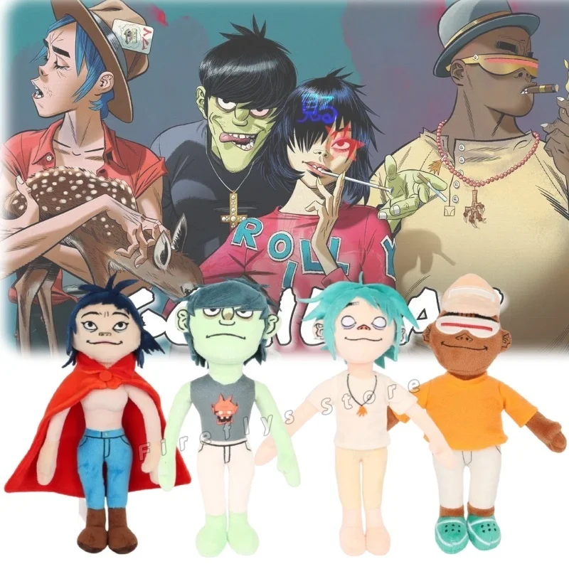 

Новинка в наличии: Плюшевая игрушка Gorillaz Noodle, 28/33 см, милая мягкая игрушка в стиле Street Fighter, виртуальная группа, плюшевые куклы для детей, подарок для ребенка.