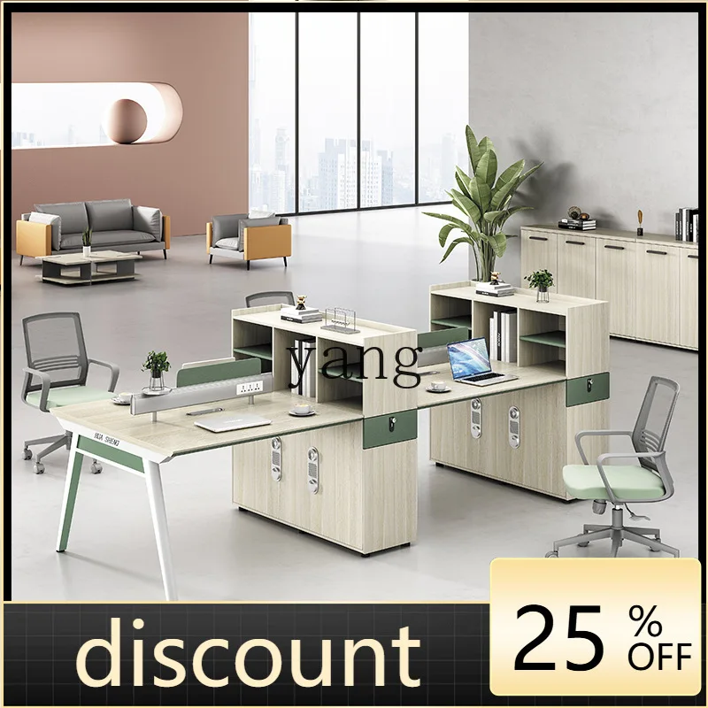 LH staff office desk and chair combination 4 simple modern office desk screen workstation