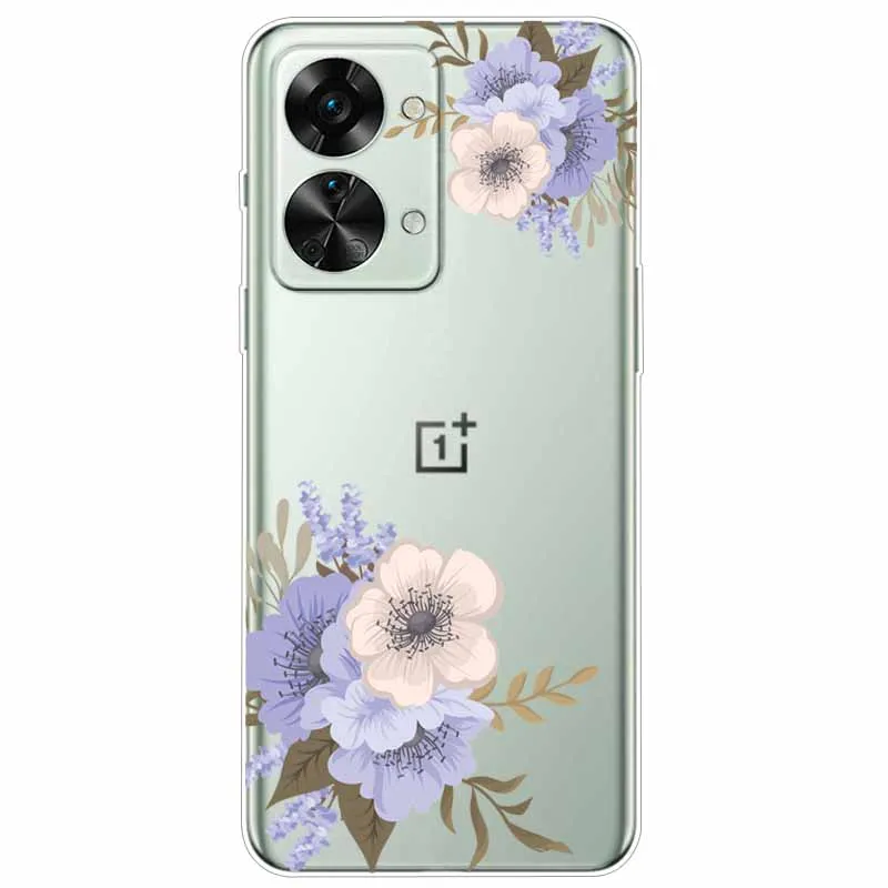 Cute Clear TPU Cover for OnePlus Nord 2T 5G Cover Nord2T Transparent Silicone Covers for OnePlus Nord 2T Case 2 T Bumper Coque