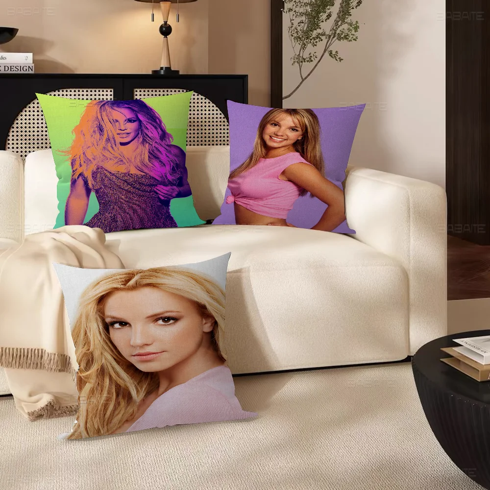 

Singer B-britney S-spears Pillowcase Toon Gift Cushion Cover Bedroom Home Sofa Chair Seat Decor Pillow Case