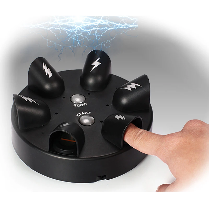 Detector de mentiras de dedos de descarga eléctrica en miniatura, juego de truco complicado, juego de bebida de sacudida, juego de escritorio de