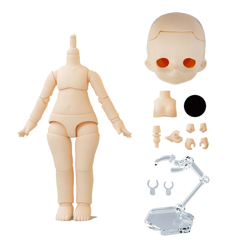 

YMY body with doll head for gsc 1/12 bjd Obitsu 11 Joint Hand can Replacement Toys Accessories 13cm circumference