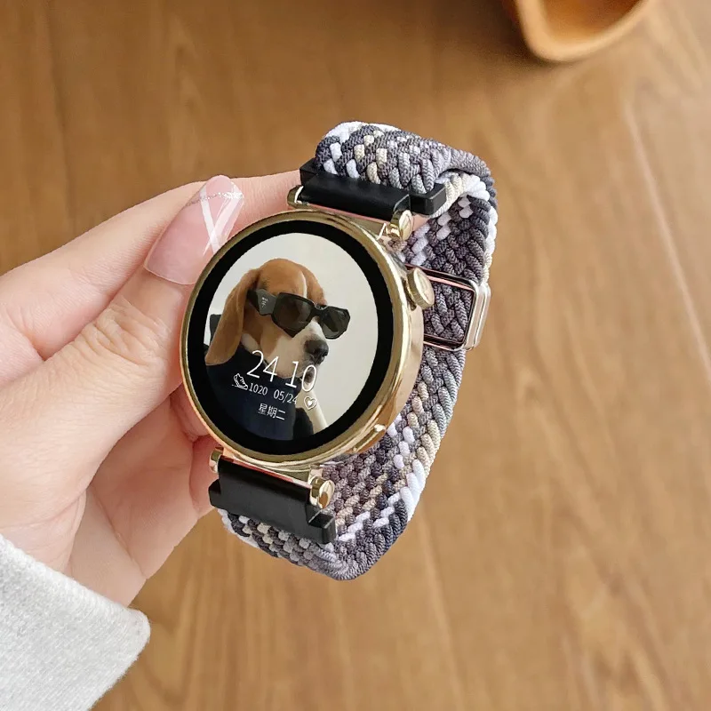 حزام نايلون للساعة ، سوار ساعة ، سوار كوريا الرياضي ، GT5 ، GT4 ، GT3 Pro ، 4 ، 3 Pro ، 22 ، 20 ، 18 way ، huwa ، 41 ، 46 way