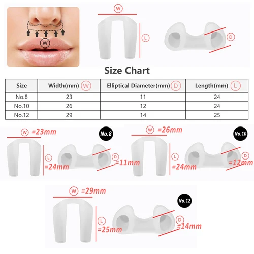 Imagen 2 del producto Clip nasal de Gel de sílice postoperatorio, moldeadores de silicona, soporte para fosa nasal, ajuste de rinoplastia, dilatador Nasal para prevenir los ronquidos