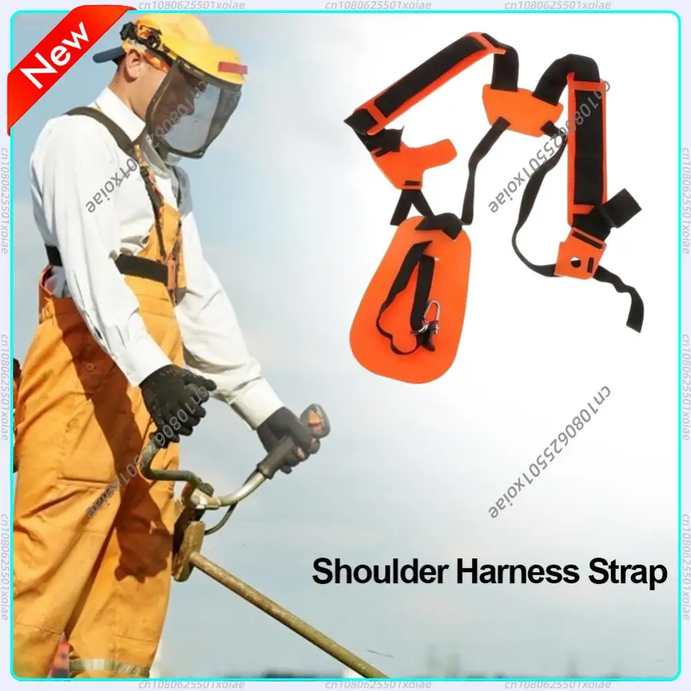 New Lawn Mower Harness Strap Adjustable Grass Trimmer Strap Double Shoulder Labor Saving Pruner Belt Mower Shoulder Strap