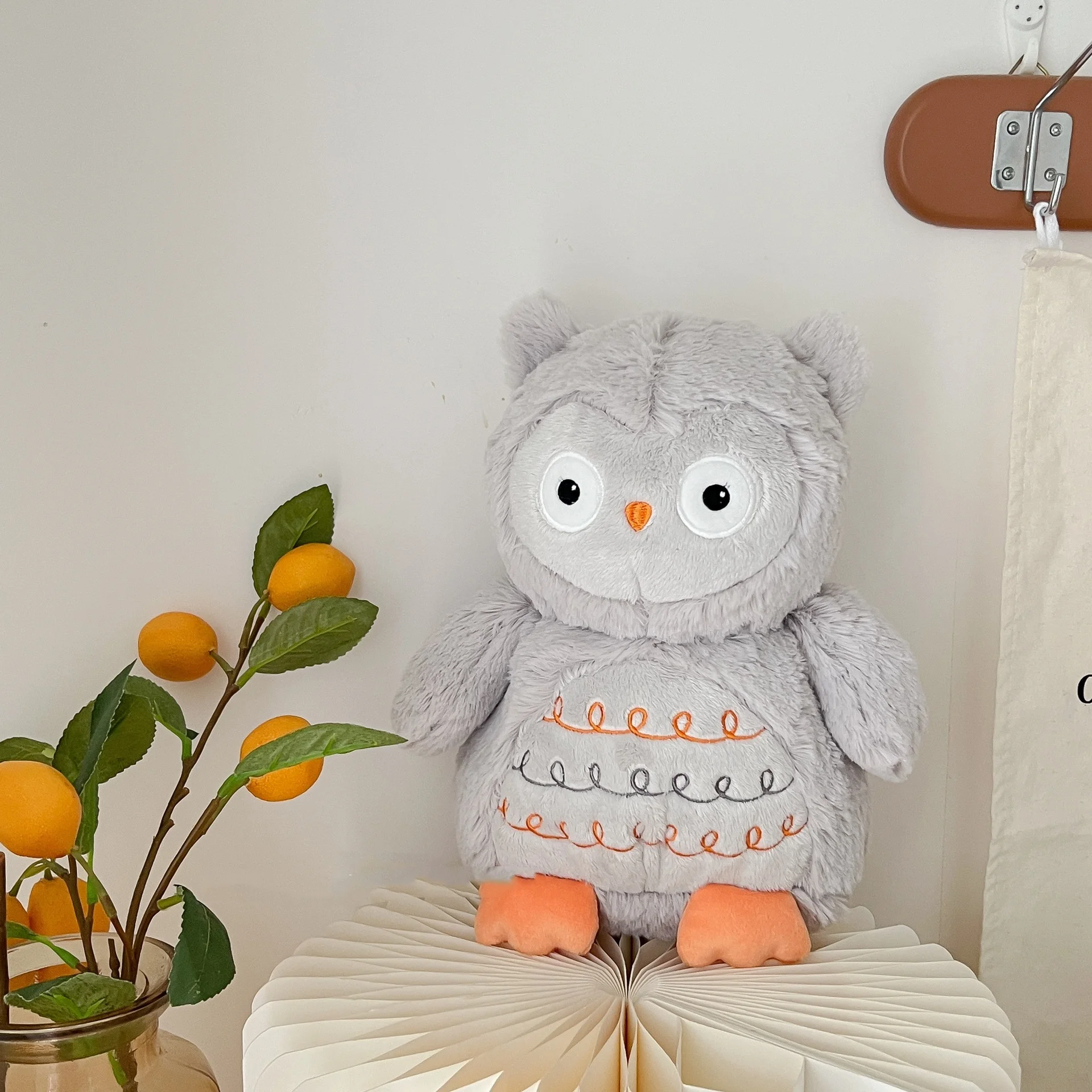 26cm Cute Owl Plush Toys Kawaii Cartoon Nighthawk Doll Soft Simulation Stuffed Eagle Animal Sleep Pillow Xmas Gift for Kids