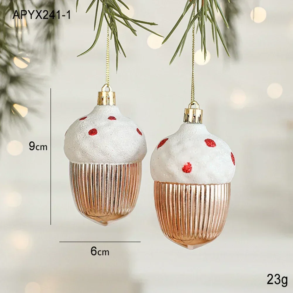 1 pz Decorazioni natalizie Babbo Natale Pupazzo di neve Gelato Albero di Natale Ciondolo appeso Noel Natale Ornamenti di Natale Capodanno