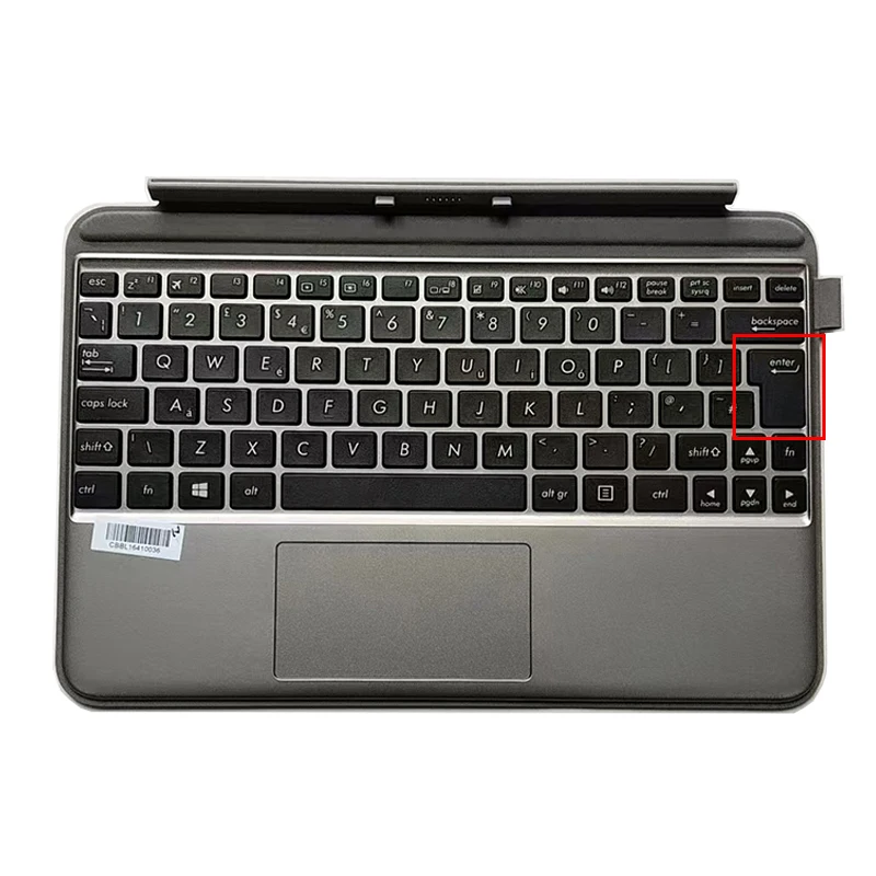 Baru untuk Asus Transformer Mini T102HA Tablet 2-In-1 Keyboard Eksternal Komputer Keyboard Docking Eksternal Portabel Putih Perak