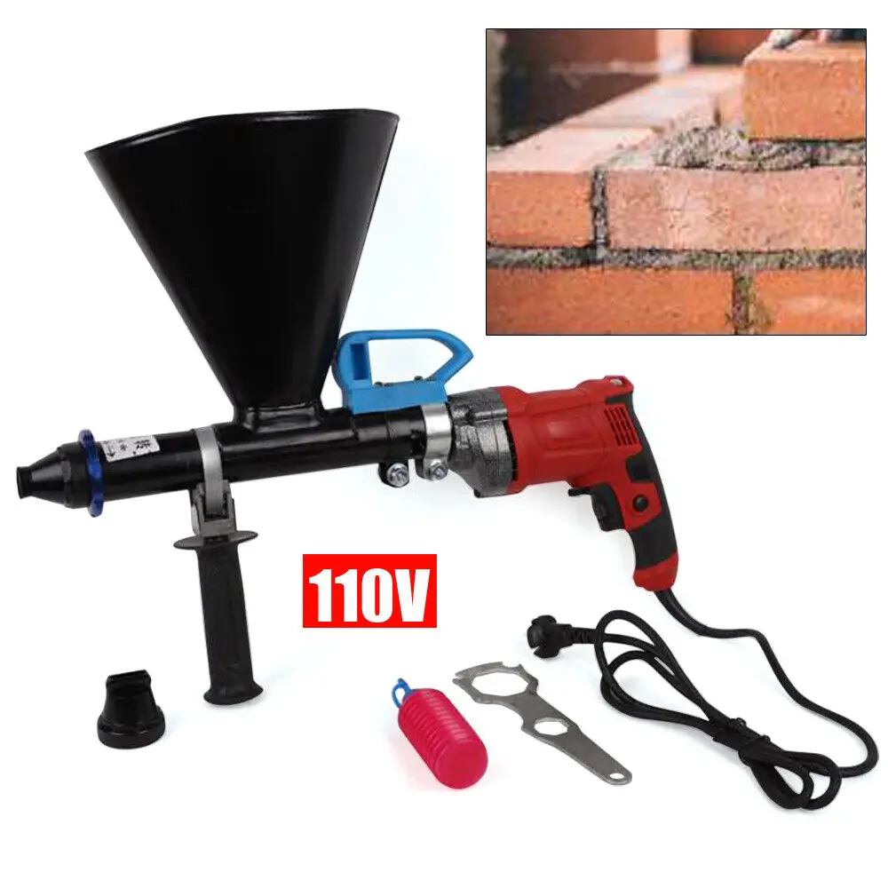 Electric Grout Mortar Tuck Pointing Gun High Efficiency Tile Masonry Tool 700w Engineering Machine Caulking Gun