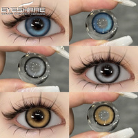 EYESHARE 1 Pair Big Eye Korean Lenses Colored Contact Lenses for Eyes Fashion Contact Lenses Yearly Blue Lenses Gray Eye Lenses