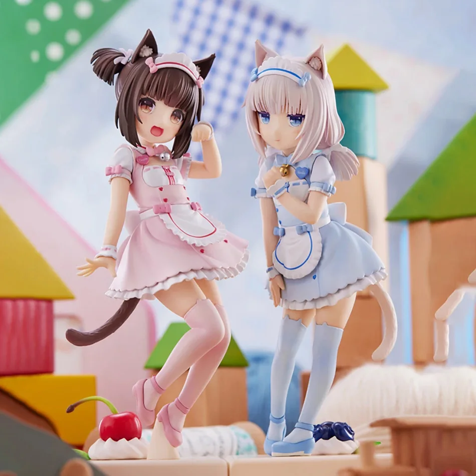 18CM Anime NEKOPARA Figure chocola And vanilla Cute Stand Animation Model Toys Gifts Collection Decoration Ornaments PVC
