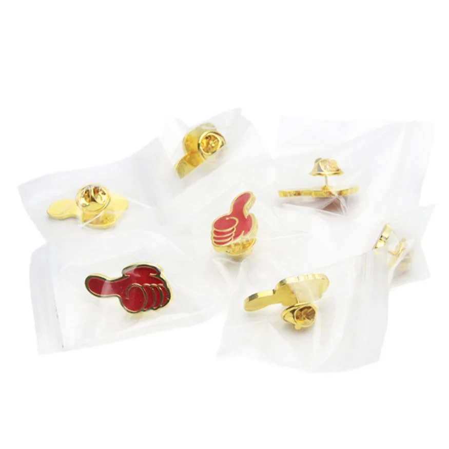 Inspiring Red Thumb Shape Brooch Company Year-End Bonus Thumbs-Up Badge Clothes Bag Decor Lapel Pins Fashion Jewelry Award Gift
