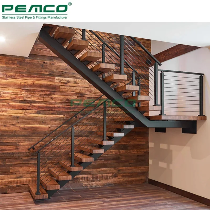 custom.Easy-To-Install Indoor Floating Stairs,Loft Mono Stair,Modern Single Stringer Steel Staircase Price