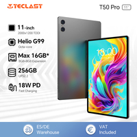 Teclast T50Pro MTK G99 Tablet 11 Inch 2K Display Max 16GB RAM 256GB ROM Android 13 8000mAh Fast Charging 4G LTE Face Unlock