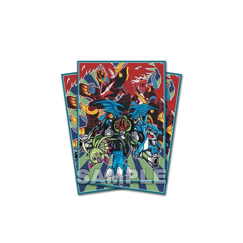 60pcs/set Digimon Adventure Card Sleeve Jesmon Imperialdramon DTCG PTCG Game Collection Card Protective Cover Gift 67x92mm