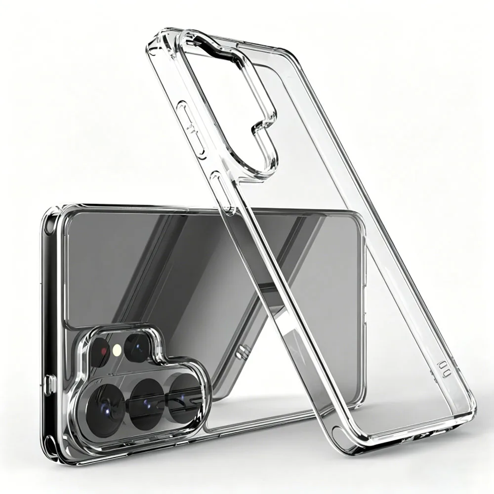 High-Quality Hybrid Shockproof Case For Samsung Galaxy S26 S25 Ultra Plus S26Ultra Hard PC Back Cover Clear Silicone Soft Shell