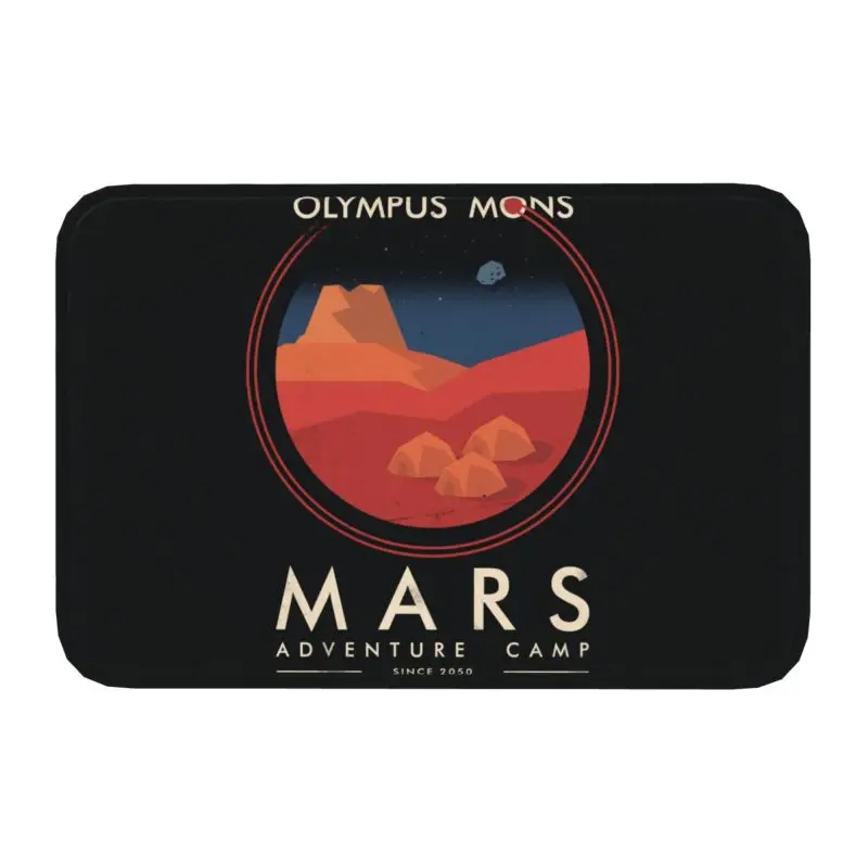 Occupy Mars Camp Doormat Non-Slip Bath Kitchen Mat Bedroom Balcony Door Floor Entrance Carpet Rug