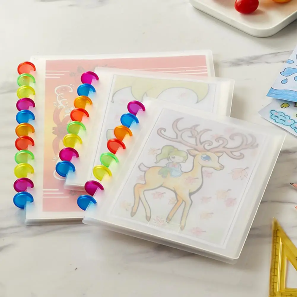 25 pz A4 A5 pagina interna libro fotografico pagina alta trasparenza a prova di polvere trasparente protezioni per schede di ricetta maniche materiale scolastico