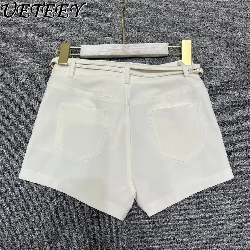 Pure Desire Spice Girl Hip-lifting Shorts Women's Summer 2025 New Hip-lifting Versatile Tight Straight Casual Short Pants