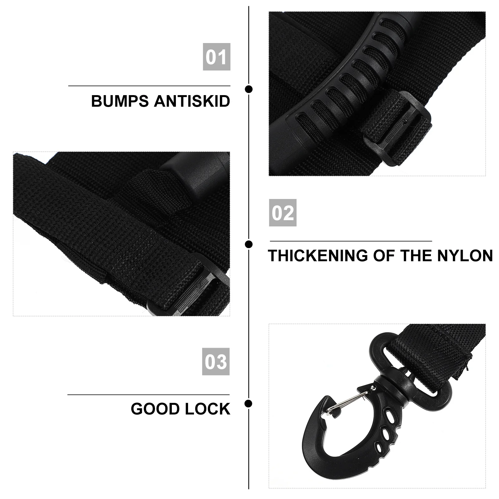 

2pcs Scooter Shoulder Strap Adjustable For Kick Scooters Folding Chair Balance Bike Carry Handle Durable Straps