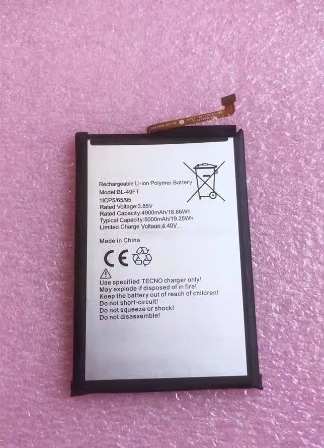 for Transsion POP4 Spark 5/6 Go/Pop 5/Spark GO 2022/8P Battery BL-49F
