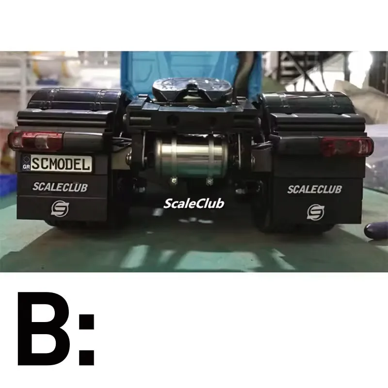 

1/14 RC Toy Truck Metal Gas Air Tank Universal Parts For Tamiya 1/14 RC Tractor Truck Accessories SCALECLUB HQG-TY-1