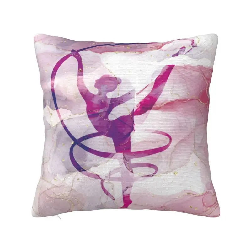 Fashion Rhythmic Gymnastics Dance Throw Pillow Case Home Decor Custom Square Cushion Cover 45x45 Pillowcover for Living Room