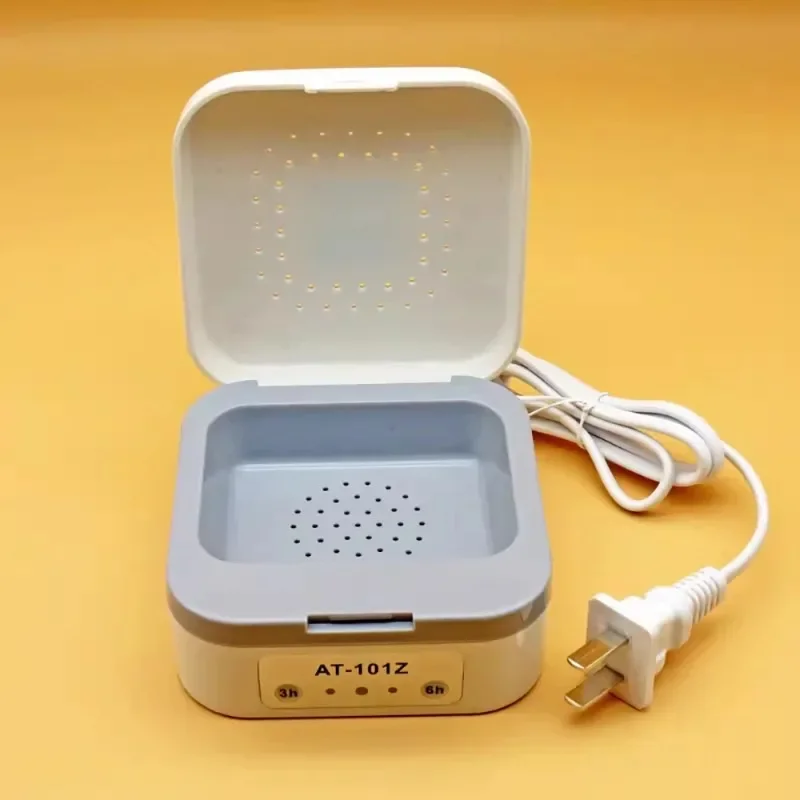 220V Automatic Timing Hearing Aid Dryer Box Portable Moisture Proof Case for Hearing Aids Cochlear Implants 3H 6H Timer