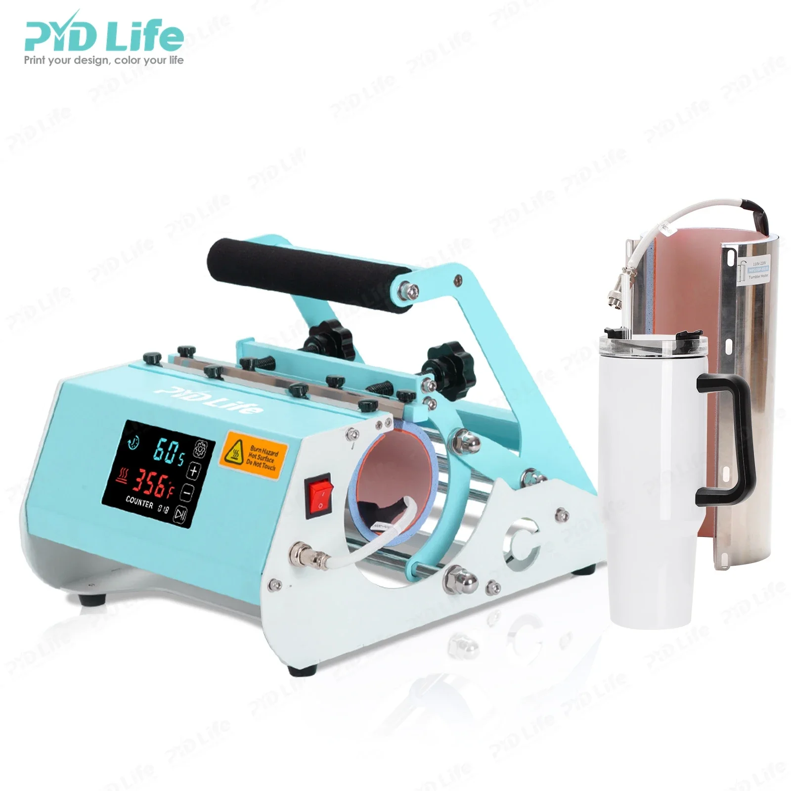 PYD Life Digital Heat Transfer 40oz Touch Screen Mug Cup Printing Tumbler Heat Press Sublimation Machine