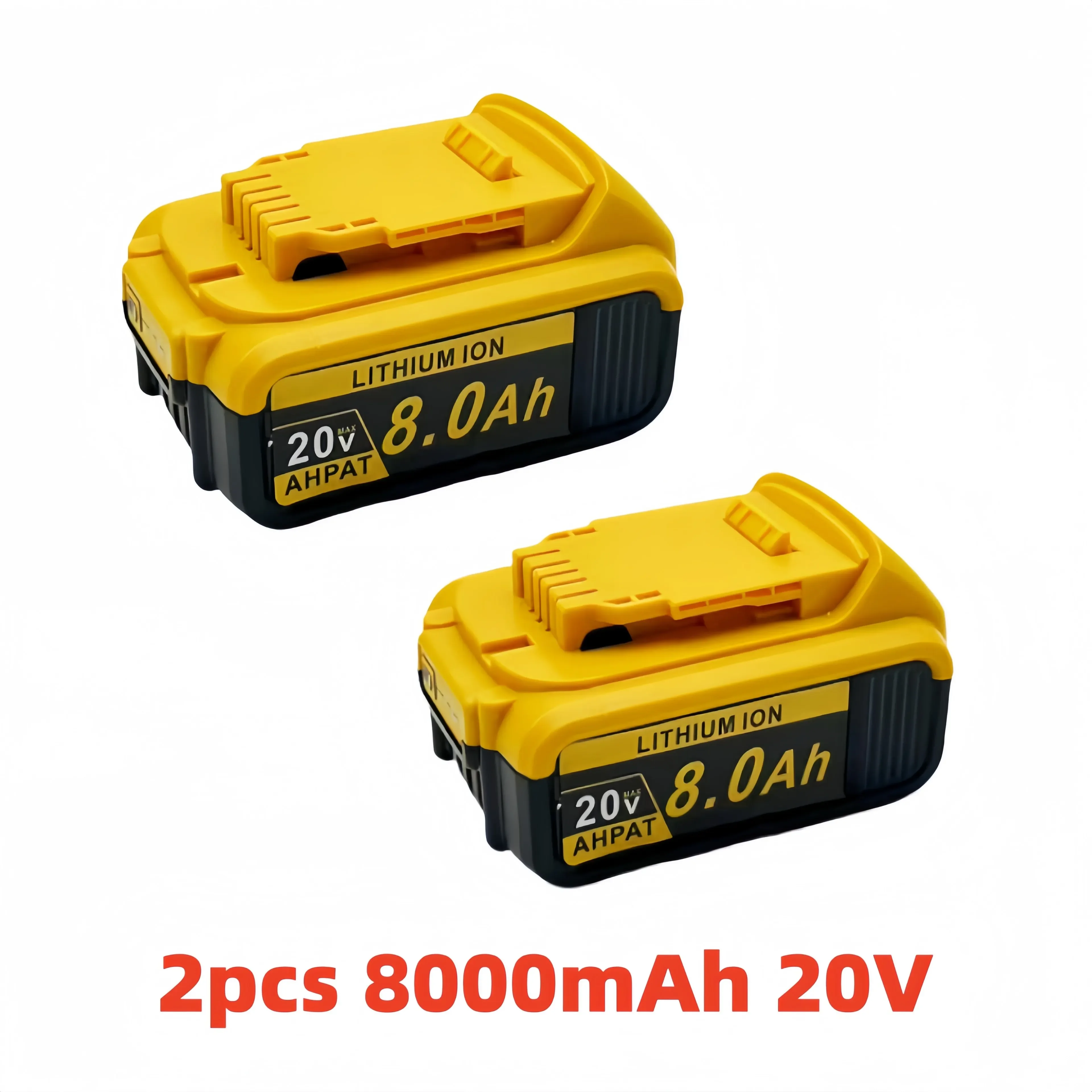 Latest 100% original 8000mAh 20V dehydration electric tool battery DCB206 20V 18.0Ah battery DCB206 20V battery DCB205 DCB200