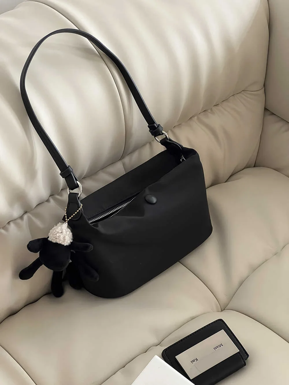 

Korean Style Nylon One Shoulder Bags Women New Versatile Portable Temperament Commute Underarm Bags Fashion Niche Handbags