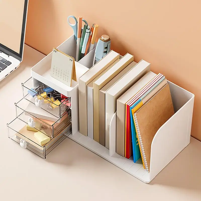 Desk File Holder With Drawer Desktop & Desk File Organizer With Drawer Simple Drawer And Pen Holder With 3 Sections Vertical