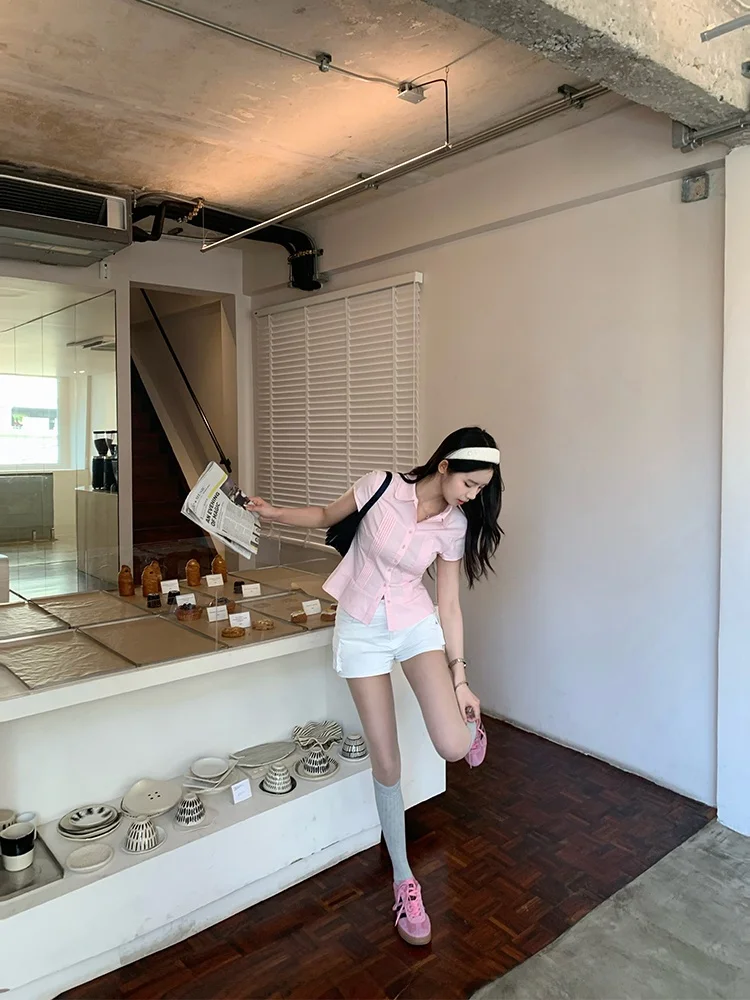 

Брюки Cooky Proportion в американском стиле с высокой талией, прямые, повседневные, универсальные, для стильных девушек, в стиле рабочей одежды, Pure Desire