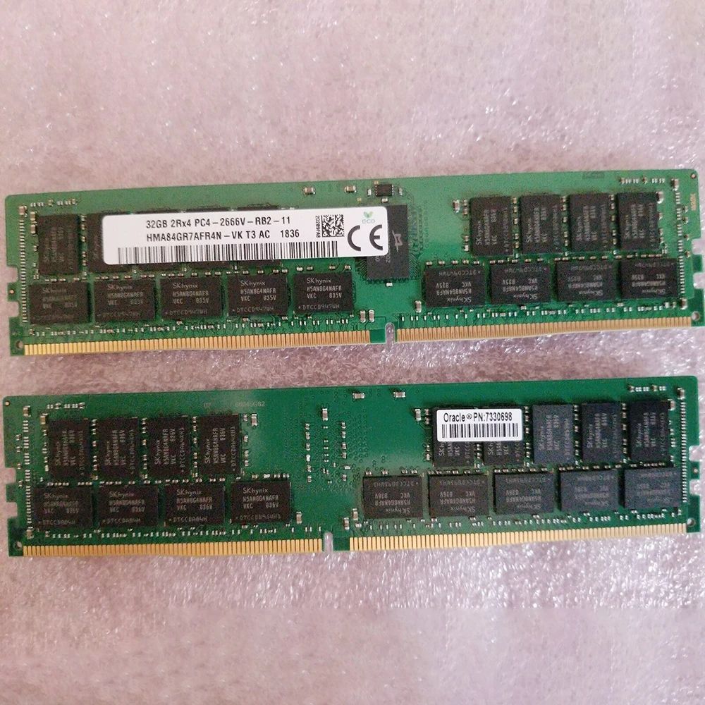 1 pièce RAM HMA84GR7AFR4N-VK 32 Go DDR4 2666MHz ECC pour SK Hynix serveur mémoire