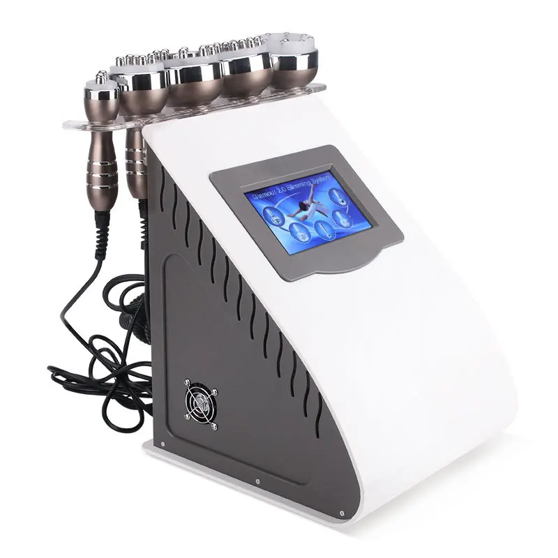 5 In 1 40K Cavitation RF Slimming Machine Vacuum Radio Frequency Body Shaping BIO Beauty Equipment