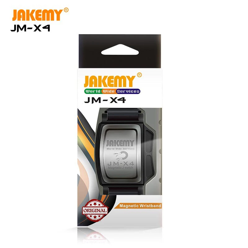 JAKEMY JM-X4 Components Adsorption Bracelet for Mobile Phone Repair Screws Nuts Nails Strong Magnetic Adsorption Holder