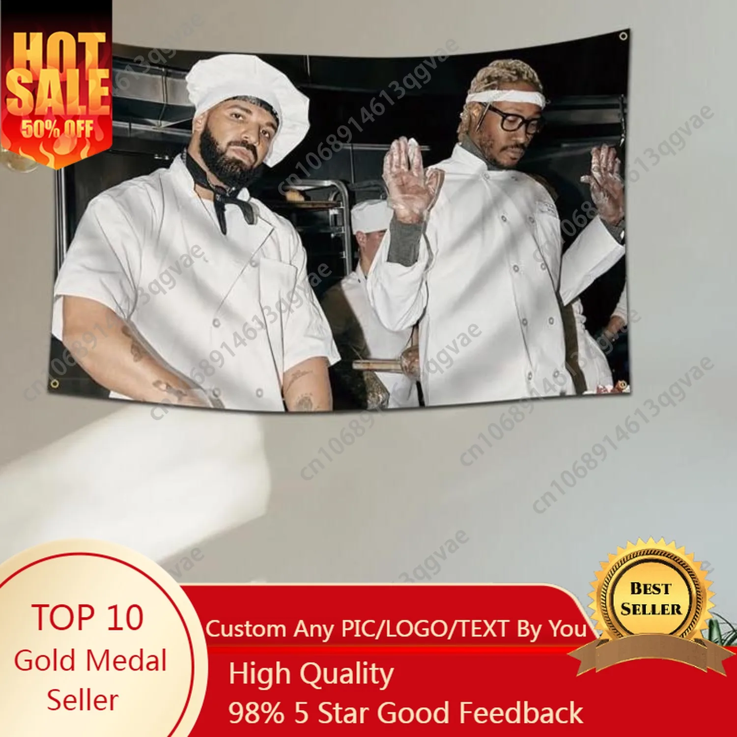 Drake y el futuro vida es buena tapiz sala de estar y dormitorio decoración del hogar Meme divertidas tapices de pared decoración personalizada colgante