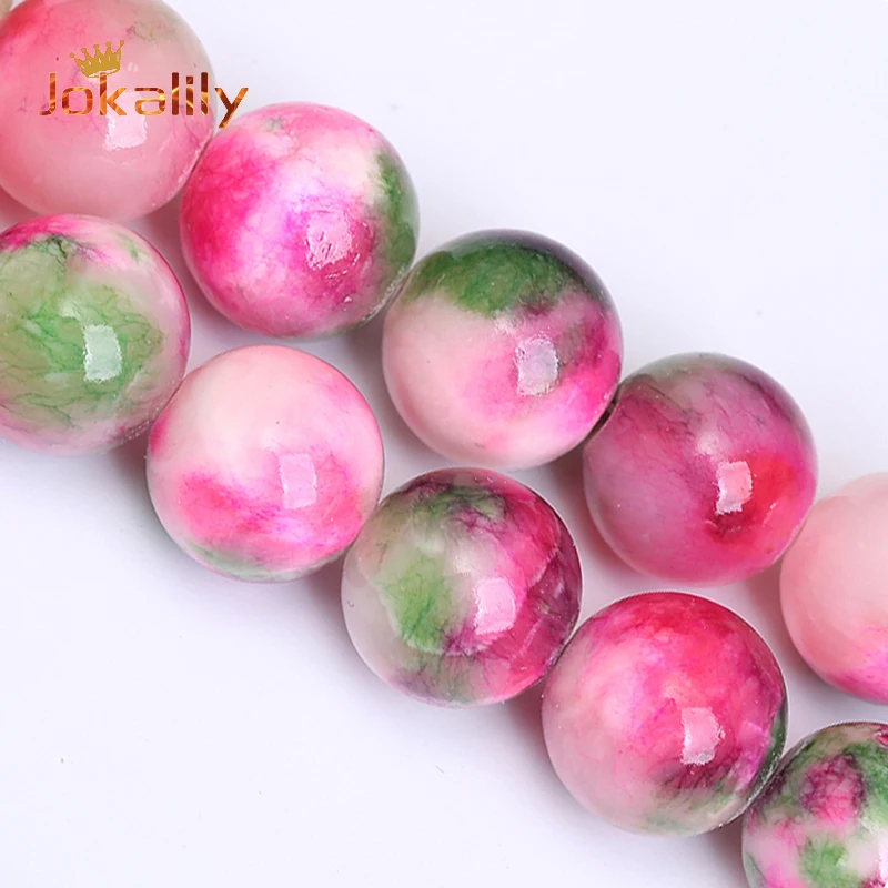 

Pink Tourmaline Persian Jades Natural Stone Beads For Jewelry Making Round Beads Diy Charm Bracelets Accessories 6 8 10 12mm 15"