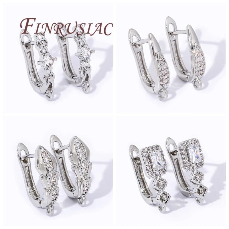 Gancho Chapado Oro 18K Pendientes DIY