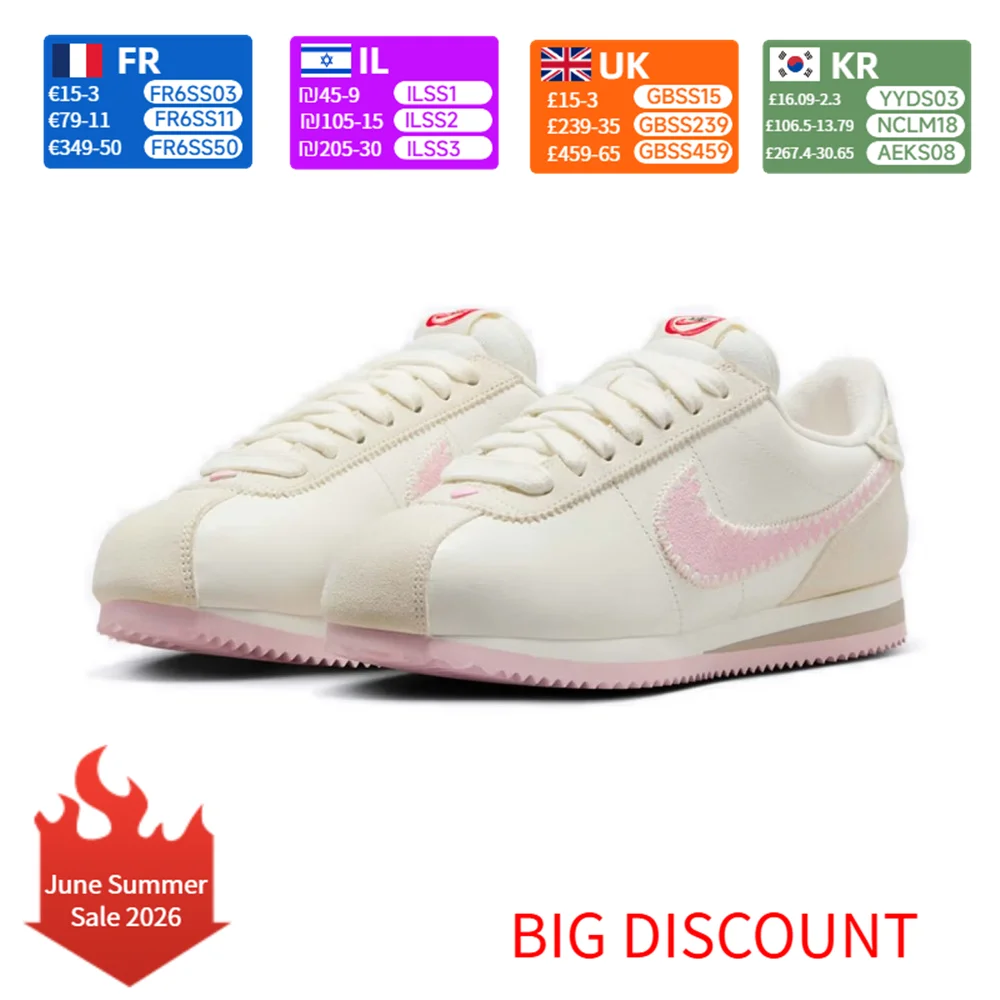 

Nike Classic Cortez Women's Sneakers Retro Classic Design Comfort Cushioning Lightweight Durable for Everyday Wear HV6012-161