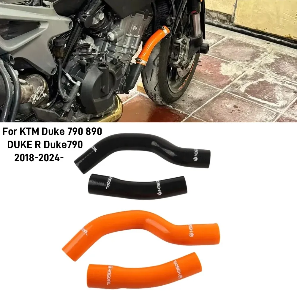 

For KTM Duke 790 890 DUKE R Duke790 2018 - 2024 Duke890 R Motorcycle Accessories Radiator Hoses Water Coolant Tube Silicone Hose