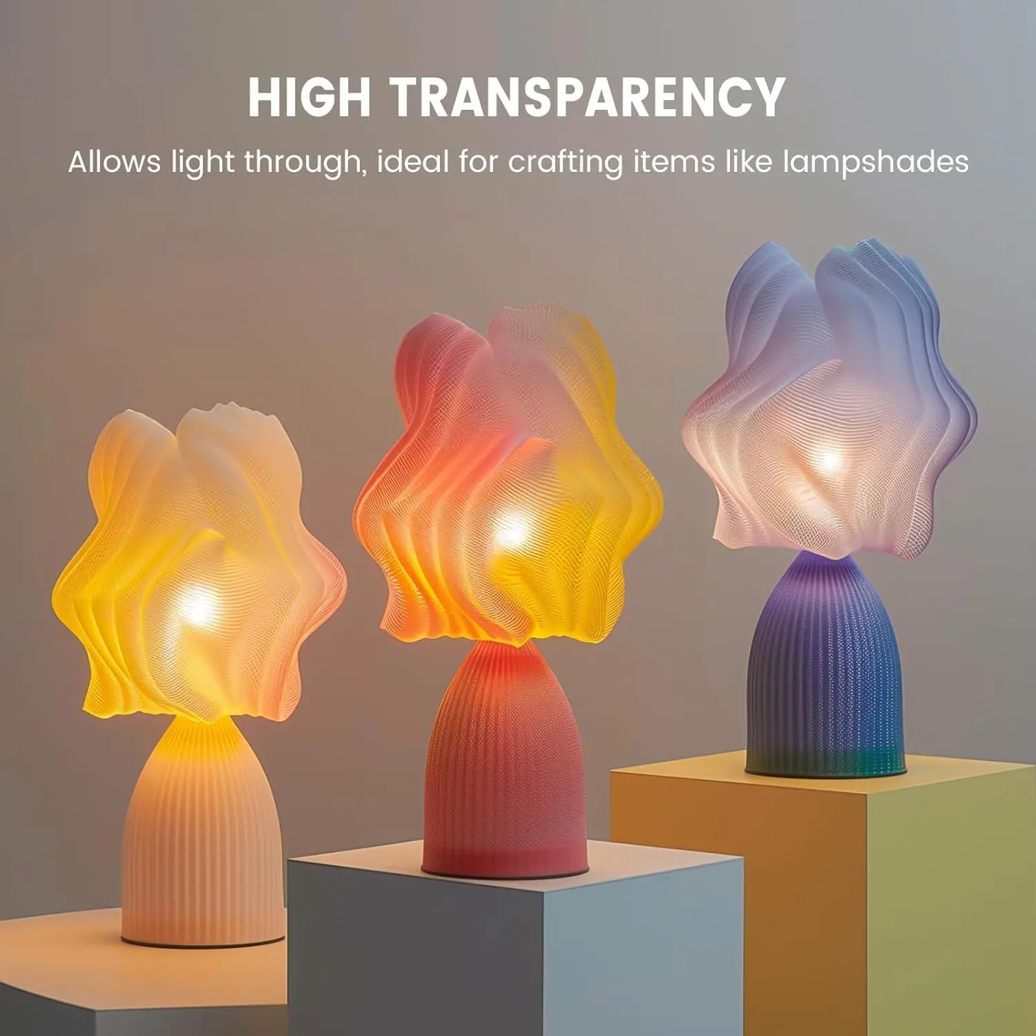 PETG-Filament 1,75 mm, 3D-Drucker-Filament PETG transparent, starke Zähigkeit, 200 g/250 g/500 g/1 kg Filament hohe Präzision, Abmessungen – Detail 5